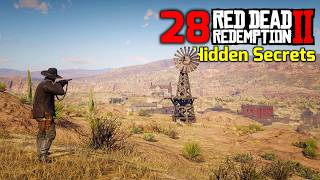 28 Hidden Secrets That Players Missed in Desert  Red Dead Redemption 2 [upl. by Amaso]