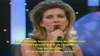 Céline Dion et Alain Delon  Paroles paroles [upl. by Bywoods]