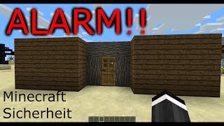 DIE SCHLIMMSTE ALARMANLAGE in MINECRAFT  Tutorial [upl. by Lissie928]