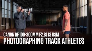 Photographing track athletes with a Canon supertelephoto zoom lens [upl. by Atirahs]