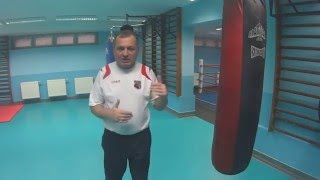 TRENING BOKSERSKI 1 POSTAWA BOKSERSKA LEWY PRAWY PROSTY [upl. by Ettenirt]