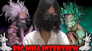 THE MOST IMPACTFUL INTERVIEW ABOUT MY HERO ACADEMIA [upl. by Salsbury]