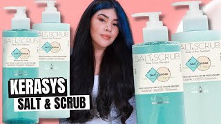 🩵KERASYS SALT amp SCRUB Tratamento esfoliante para cabelos oleosos e mistos [upl. by Tigges]