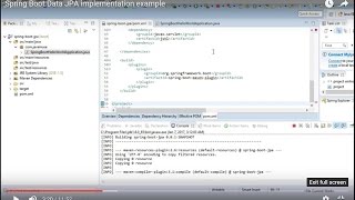 Spring Boot Data JPA using H2 database implementation example [upl. by Acinomahs442]