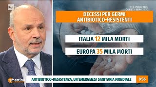 Antibiotico resistenza  Unomattina 22112024 [upl. by Motch371]