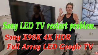 Sony Bravia tv turns off and on repeatedly by itself  Sony LED TV restart problem Pham Van Chuyen [upl. by Adalai]