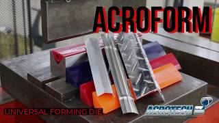 Universal Urethane Die Insert ACROFORM from Acrotech Inc [upl. by Rostand672]