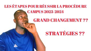 CAMPUS FRANCE 🇫🇷  LES ÉTAPES À SUIVRE POUR RÉUSSIR LA PROCÉDURE CAMPUS FRANCE 20232024 [upl. by Amatruda]