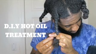 DIY Hot Oil Treatment For Natural Hair [upl. by Ruperto]