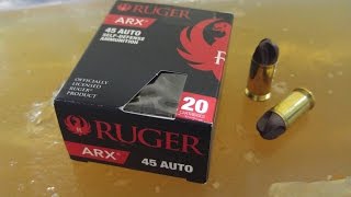 Ruger ARX Ammo Test Gimmick or Legit Polycase Inceptor [upl. by Seraphine]