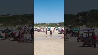 PEOPLE really enjoying the SUMMER in BRAZIL at the BEACH in FLORIANOPOLIS braziltourism beaches [upl. by Acinomaj]