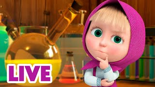 🔴 LIVE Masha e Orso 👱‍♀️🐻 Elementi semplici 🟪🌟 Cartoni animati per bambini [upl. by Redman]