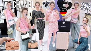 CHANEL 24B PREFALL WINTER SHOPPING VLOG 🇩🇪 NEW BAGS RTW SHOES  FOUND SOME 24P GEMS 💖 LINDIESS [upl. by Gombosi]