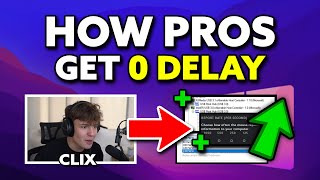 How PROS Get ZERO Input Delay In Fortnite Latency Tweaks [upl. by Noletta77]