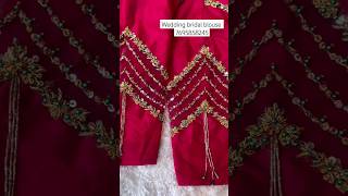 customised blouse online orders takenshortsaariblouseaariworkembroideryweddingclothes [upl. by Dragde]