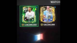 Mbappé x Haaland☠️ eafc25 fifa eafc24 eafcmobile fifamobile fifa shorts [upl. by Heida669]