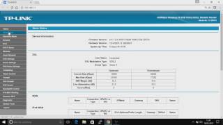 How to configure a TP Link TDW9970 for VDSL Settings [upl. by Remat]