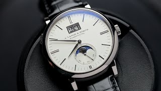 A Lange Söhne Saxonia Moonphase  Ticking Way [upl. by Rivera]