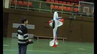 SebArt Katana S30E indoor flight [upl. by Heath801]