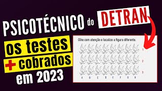 PSICOTECNICO DETRAN 2023 – Testes de atenção  Exames psicológicos  Avaliação Psicológica Detran [upl. by Avivah]