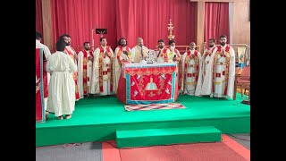 St Marys Church Changanacherry Holy Mass Live Bishop Franco [upl. by Spatola124]