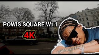 POWIS SQUARE  P BLOCK NOTTING HILL  PORTOBELLO ROAD  W11  1011  CGM  LONDON HOODS IN 4K 2021 [upl. by Melloney547]