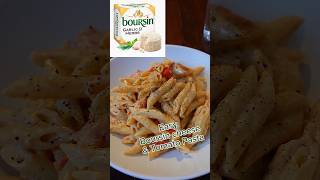 Easy Boursin Cheese amp Tomato Pasta 20 mins to make [upl. by Milore]