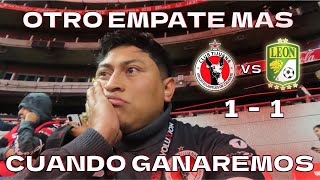 XOLOS 🆚 LEONUN EMPATE CON SABOR A DERROTA AKELOBA DEBUTA COMO XOLO SEGUIMOS SIN PODER GANAR [upl. by Adnilra]