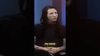 Marilyn Manson Explains His Name [upl. by Anat]