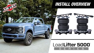 Air Lift Install 57354 Ford F350250 4WD SRW  LoadLifter 5000  20232024 [upl. by Esened321]