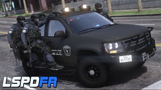 GTA 5 POLICIA  SWAT PERSECUCION A CAMION CON CARGAMENTO IL3G4L  TheAxelGamer [upl. by Wood910]