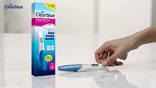 How to Use Video Clearblue Pregnancy Test with Weeks Indicator UK [upl. by Lhadnek308]