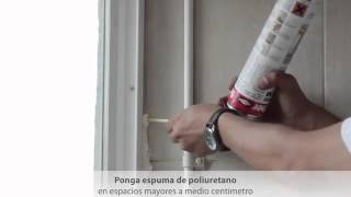 Instalación de Ventana aislante de 140 Ventanas Aislantes [upl. by Anaert104]