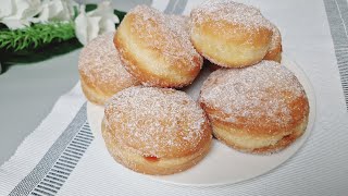 Berliner selber machen  Das beste Rezept für Kinder Oma Backt [upl. by Ayiotal864]