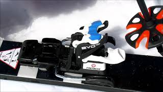 Vipec Evo  slope angle  Fritschi Swiss Bindings [upl. by Yerocaj]