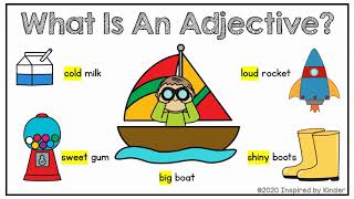 What is an Adjective Adjectives for KindergartenFirst Grade [upl. by Acsisnarf]