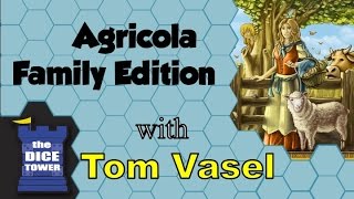 Agricola Family Edition Review  with Tom Vasel [upl. by Esiocnarf]