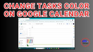 How to Change Tasks Color on Google Calendar [upl. by Rosabelle]