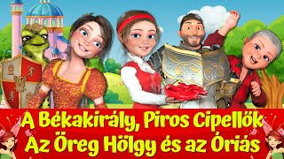 A Békakirály 🐸👑🔴I A Piros Cipellők 👠 I Az Öreg Hölgy és az Óriás 🧌 I Nati Mesék I Tündérmesék [upl. by Walcoff]