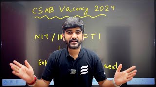 CSAB Vacant Seats 2024 Latest Update✅  CSAB Counselling 2024  CSAB Seat Matrix 2024 csab [upl. by Dej]