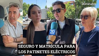 PATINETES ELÉCTRICOS el Gobierno obligará a contratar un seguro ¿QUÉ OPINA LA GENTE [upl. by Artep211]