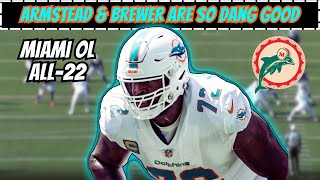 Film Breakdown The Miami Dolphins OL Dominated the Bills Front  Aaron Brewer  Terron Armstead [upl. by Stone639]