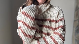 Oversized striped turtleneck sweaters [upl. by Hcir]