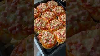 Мини пицца  mini pizza 🍕 Рецепт нужен [upl. by Ashelman]