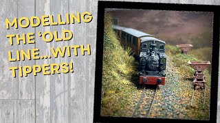 Making the Old Line on my Talyllyn Model Railway with tippers [upl. by Brownley]