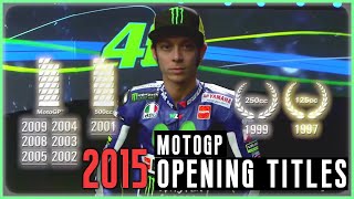 MotoGP Intro 2015  Opening Titles 2023 MotoGP intro theme [upl. by Kassi]