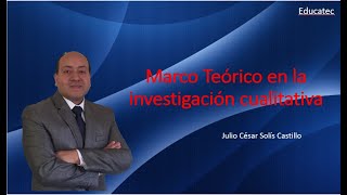 Marco Teórico de la Investigación Cualitativa [upl. by Coughlin]