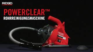 RIDGID PowerClear™ Rohrreinigungsmaschine [upl. by Ariad636]