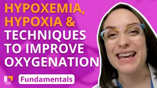 Hypoxemia Hypoxia amp Techniques to Improve Oxygenation  Fundamentals of Nursing LevelUpRN [upl. by Aiyotal]