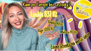 LEVNÉ LETENKY ÚNOR ✈️  Nejlevnější letenky po Evropě bez cestovky letenky [upl. by Oramlub]